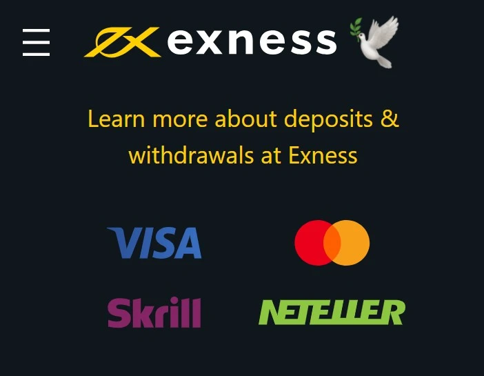 Exness Deposit and Withdrawal