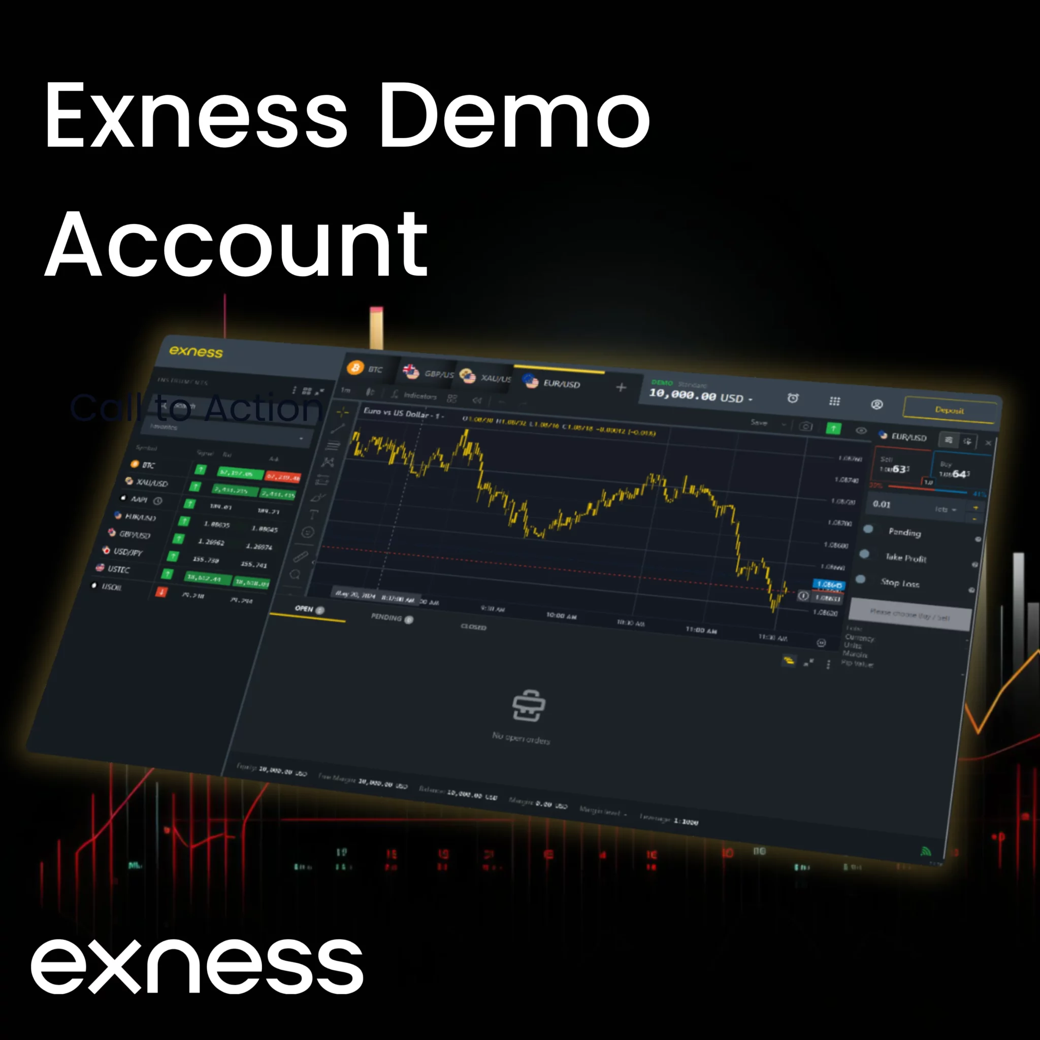 Exness Demo Account with Virtual Money