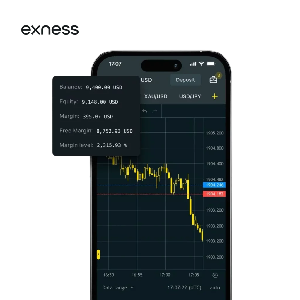 Exness WebTerminal on Mobile Browsers